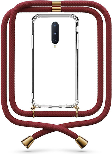 Phoneclub Back Cover with Strap Transparent (OnePlus 8)