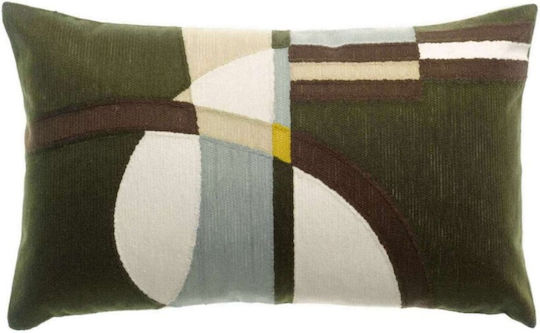 Vivaraise Μαξιλάρι Nael Chambray Olive 30x50εκ.