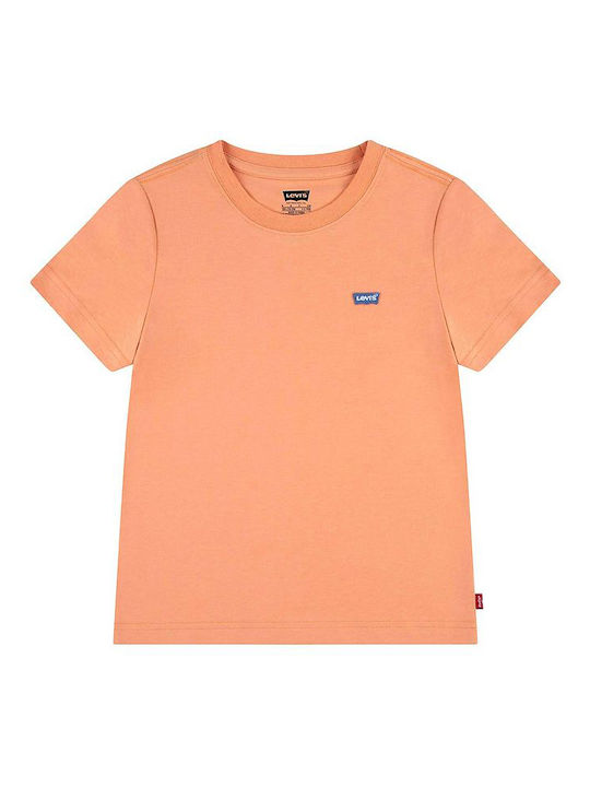 Levi's Kids' T-shirt Peach Bloom Chest Hit