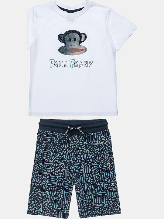 Kids' Set with Shorts Summer 2pcs White