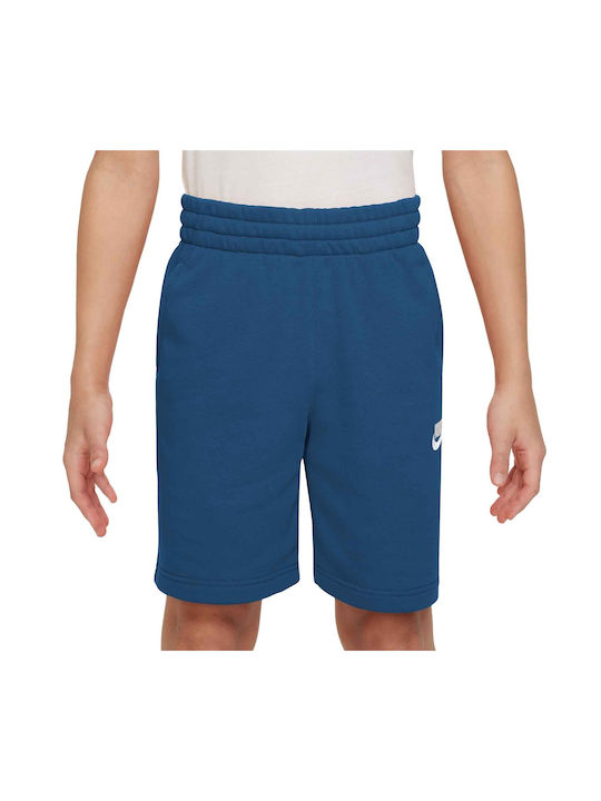 Nike Șort/Bermude pentru copii din material textil Sportswear Club Albastru