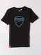 Ducati Kinder-T-Shirt Schwarz