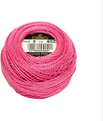 DMC Perle Δαντελόνημα Βαμβακερό Ροζ 80m 10gr