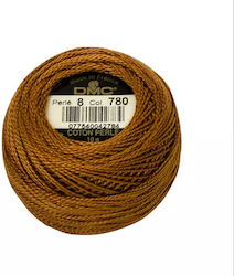DMC Perle Δαντελόνημα Βαμβακερό Καφέ 80m 10gr
