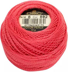 DMC Perle Δαντελόνημα Βαμβακερό Ροζ 80m 10gr