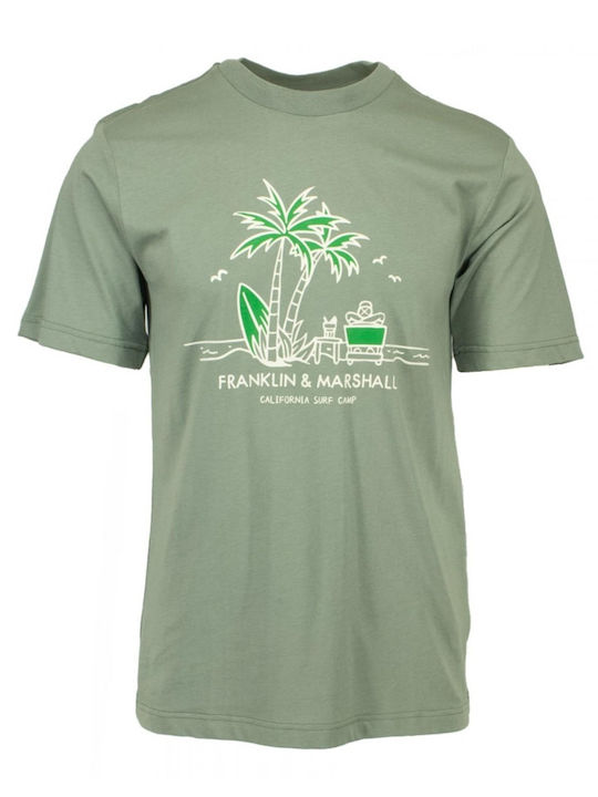 Franklin & Marshall T-shirt Χακί