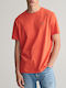 Gant Shield T-shirt Bărbătesc cu Mânecă Scurtă DarkOrange