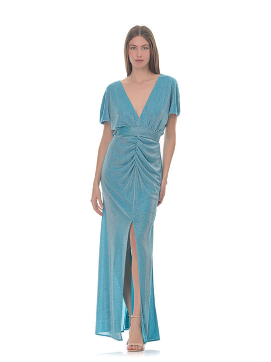 Maxi Indigo Crystal Blue Dress Suresh