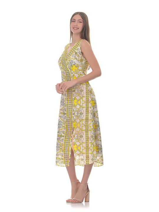 Midi-Print-Kleid