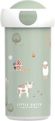 Little Dutch Sticle pentru Copii Cu Capac Little Farm 300ml Little Dutch Sticle pentru Copii Cu Capac Little Farm 300ml