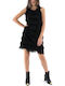 Dress Καλοκαιρινό Mini Βραδινό Φόρεμα Μαύρο