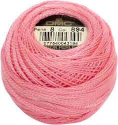 DMC Perle Δαντελόνημα Βαμβακερό Ροζ 80m 10gr