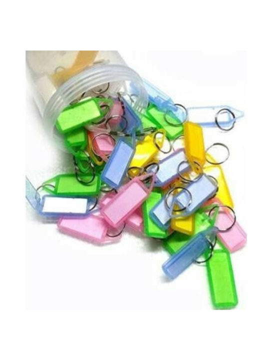 Spadi Set Schlüsselanhänger Schlüsselanhänger Plastik in 5 Farben 30Stück