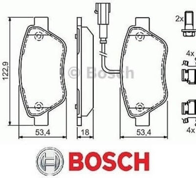Brake Pad for Fiat Fiorino / Grande Punto