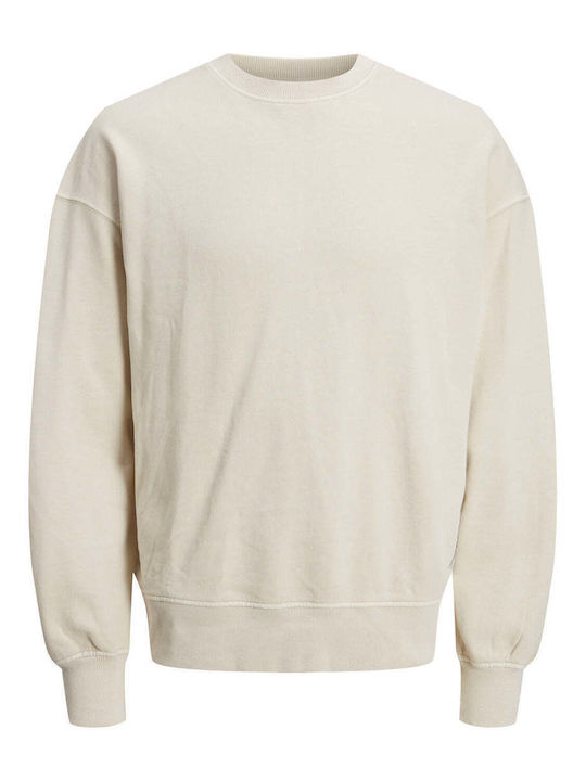 Jack & Jones Sweat Herren Sweatshirt Moonbeam 12263857