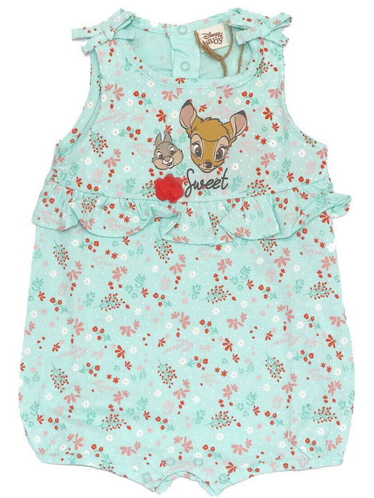 Disney Bambi Baby Bodysuit Sleeveless Light Blue