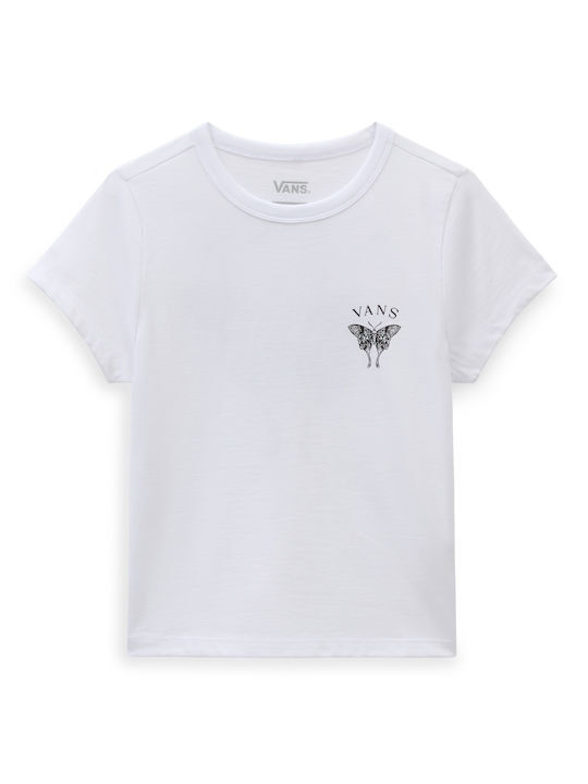 Vans Mini Γυναικείο T-shirt Λευκό