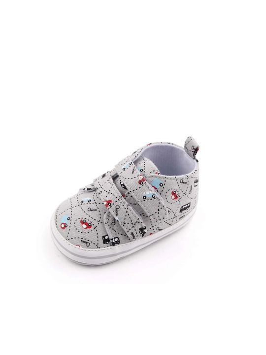 Childrenland Βρεφικά Sneakers Αγκαλιάς Γκρι