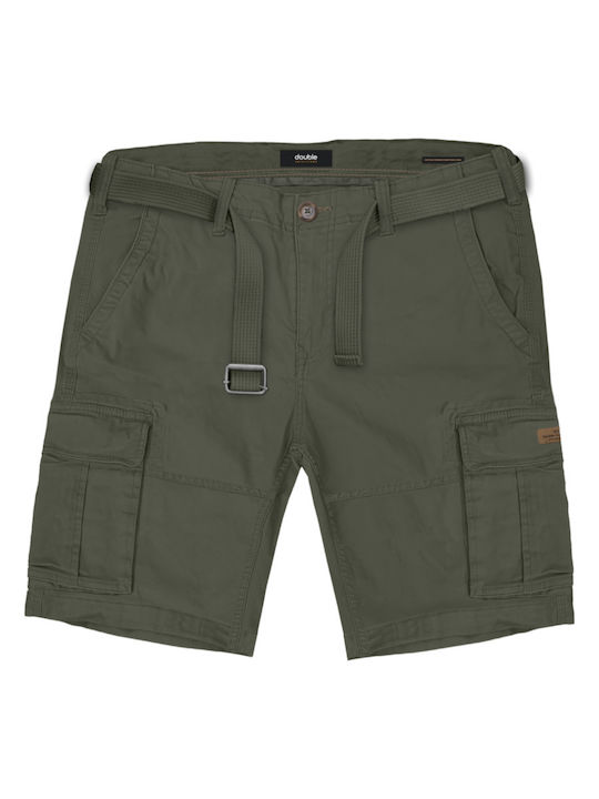 Double Herrenshorts Cargo Khaki