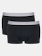 Sloggi Herren Boxershorts Black 2Packung