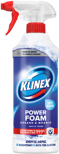 Klinex Arctic Fresh Καθαριστικό Spray Λεκάνης με Άρωμα Πεύκο 435ml