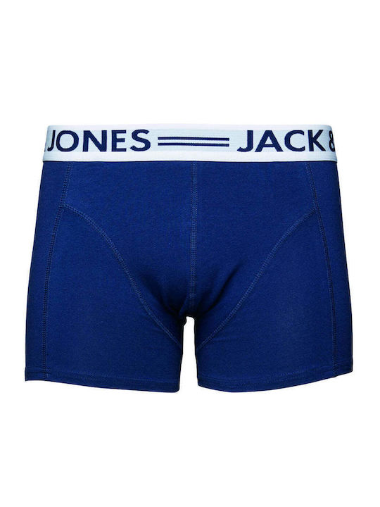 Jack & Jones Jacsense Trunks Men's Boxer Dress Blues with Patterns