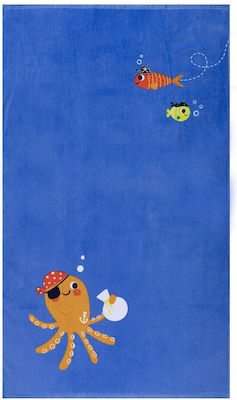 Nef-Nef Kids Beach Towel Blue 120x70cm