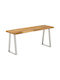 Table Dining Room from Solid Wood & Metal Coffee 105x33x45cm