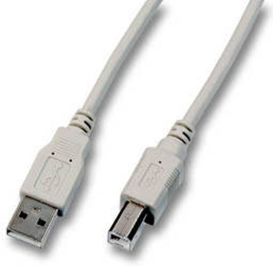 EFB 5m USB 2.0 Cable A-Male to B-Male Gray (K5255.5)