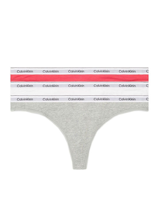 Calvin Klein Women's String Modern Logo Thongs ...