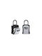 Combination Key Holder with Horseshoe Metallic and Combination Dial 9.2x4.2x11.6cm