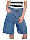 Ale - The Non Usual Casual Women's Bermuda Shorts Jean Blue