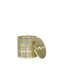 The Home Deco Factory Metallic Decorative Box 12x12x14.8cm