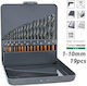 Alpen Drills Set of 19 Drills HSS for Metal