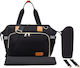 Queen Mother Shoulder/Hand Diaper Bag Black