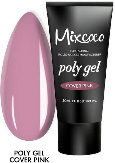 Mixcoco Poly Gel Falsche Nagelgel Rosa 30ml