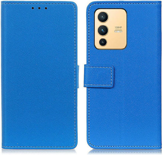 Halterung Brieftasche Leder / Synthetisches Leder / Kunststoff Blau (Vivo V23 5G)