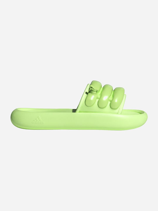 Adidas Frauen Flip Flops in Grün Farbe