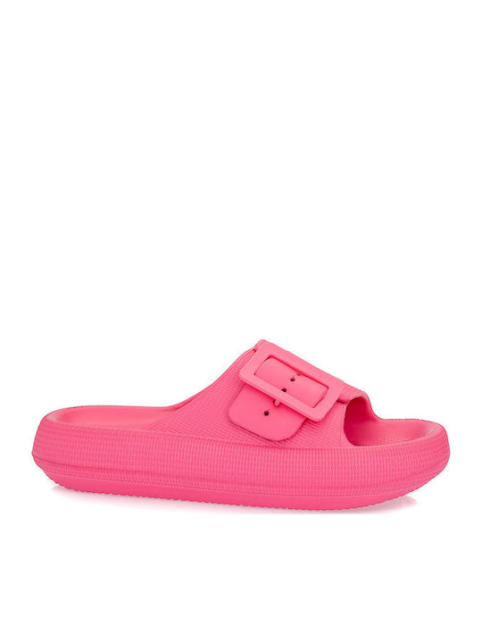 Cubanitas Șlapi Damă În Culoare Fuchsia