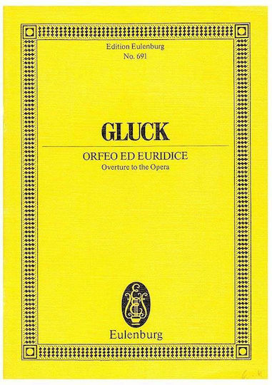 Gluck Orfeo Ed Euridice Pocket Score