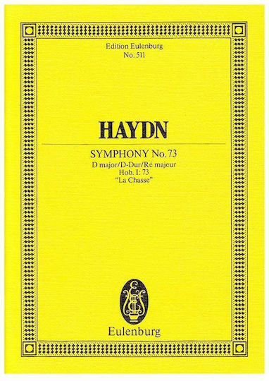 Haydn Symphony Nr.73 In D Major ''la Chasse'' Pocket Score