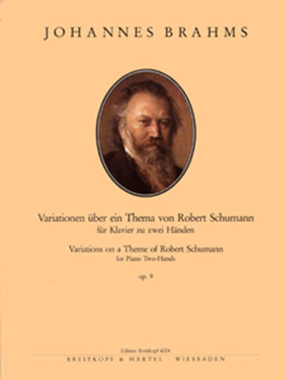 Johannes Brahms Variationen Uber Ein Thema Robert Schumann Op 9 Εκδόσεις Breitkopf Johannes Brahms Variationen Uber Ein Thema Robert Schumann Op 9 Εκδόσεις Breitkopf
