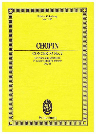 Chopin Concerto N.2 In F Minor Op.21 Pocket Score