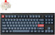 Keychron V3 Max QMK V3M D1 Gaming Mechanical Keyboard Tenkeyless with Gateron Jupiter Red Switches and RGB Lighting English US
