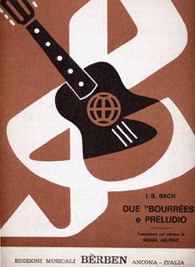 Bach J.s Due 'bourrees E Preludio' Della Iii Suite Per Violoncello