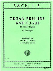 Bach J.s Organ Prelude Fugue Eb-ma