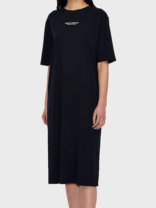 Rochie Armani Exchange 8nyacf Yjg3z 1200 Negru Xs Culoarea Neagră Mărimea 1 Xs
