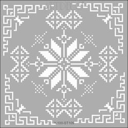 Artdeco Stencil 30x30cm Cross-stitch 109