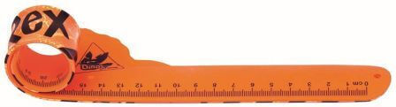 Moses Χάρακας Πλαστικός 33cm (Διάφορα Χρώματα)