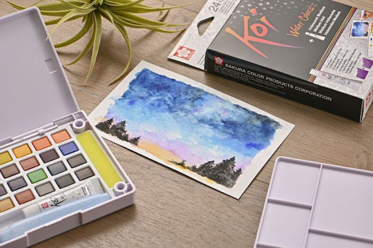 Royal Talens Pocket Set of Watercolours Multicolored 24pcs